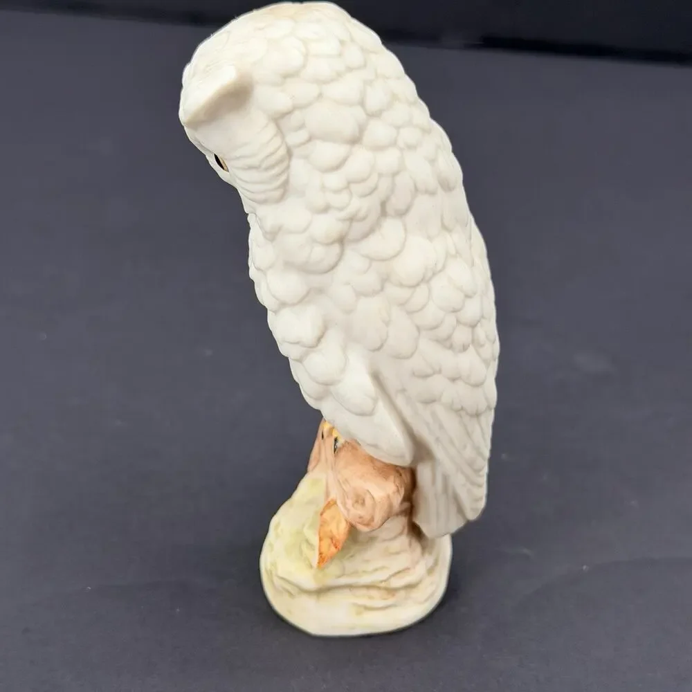 Vintage 1950's Cybis Porcelain Bisque Baby Snowy Owl Figurine 4.25